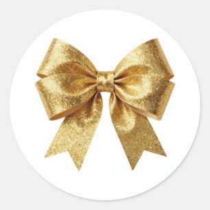 Pegatina Redonda Opulencia Art Déco Patrones Geométricos