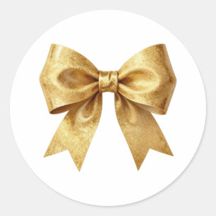 Pegatina Redonda Opulencia Art Déco Patrones Geométricos