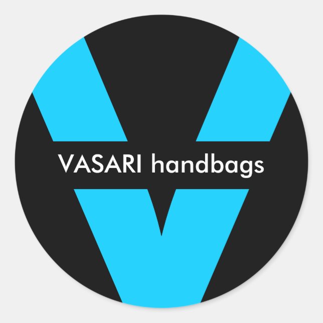 Pegatina Redonda Orden de personalizado (Anverso)