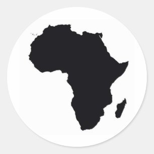 Pegatina Redonda Orgullo africano