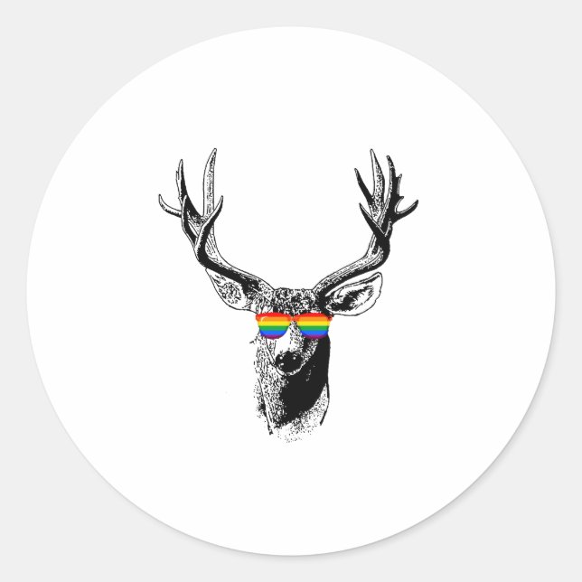 PEGATINA REDONDA ORGULLO DE BUCK (Anverso)