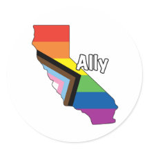 Orgullo de California - Bandera de progreso de ali