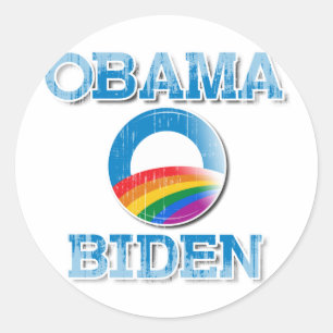 PEGATINA REDONDA ORGULLO DE OBAMA