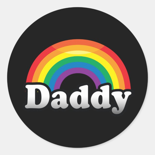 PEGATINA REDONDA ORGULLO DE PAPÁ (Anverso)