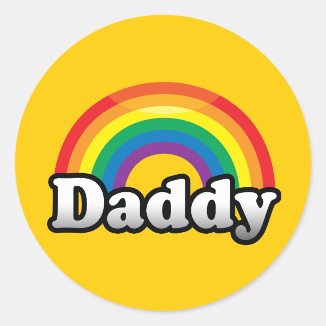 PEGATINA REDONDA ORGULLO DE PAPÁ (Anverso)