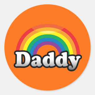 PEGATINA REDONDA ORGULLO DE PAPÁ
