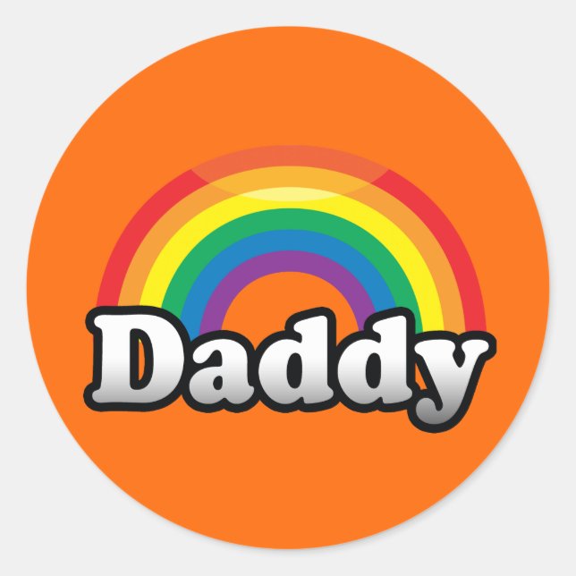 PEGATINA REDONDA ORGULLO DE PAPÁ (Anverso)