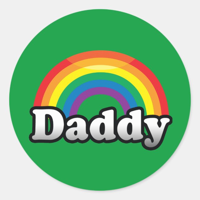 PEGATINA REDONDA ORGULLO DE PAPÁ (Anverso)