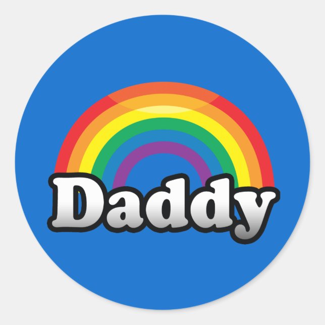 PEGATINA REDONDA ORGULLO DE PAPÁ (Anverso)