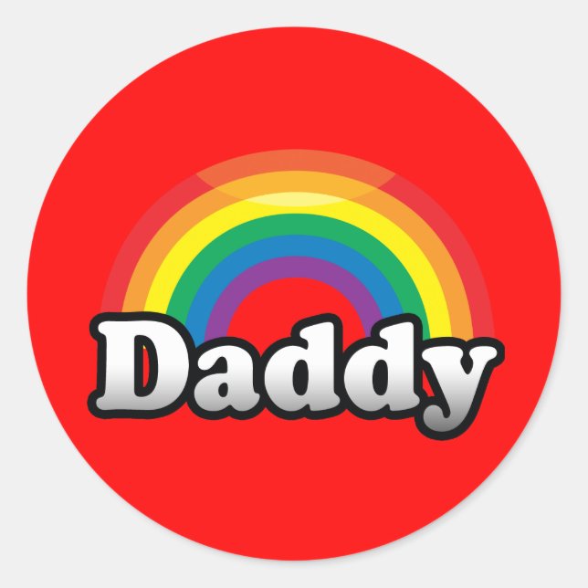 PEGATINA REDONDA ORGULLO DE PAPÁ (Anverso)