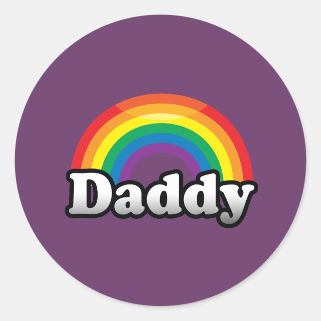 PEGATINA REDONDA ORGULLO DE PAPÁ (Anverso)