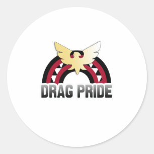 Pegatina Redonda Orgullo Drag