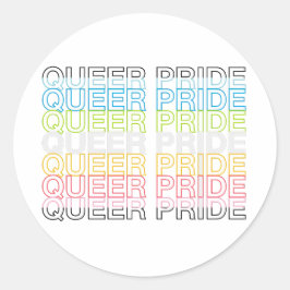 Pegatina Redonda Orgullo gay