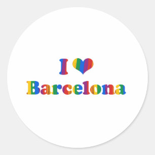 PEGATINA REDONDA ORGULLO GAY DE BARCELONA