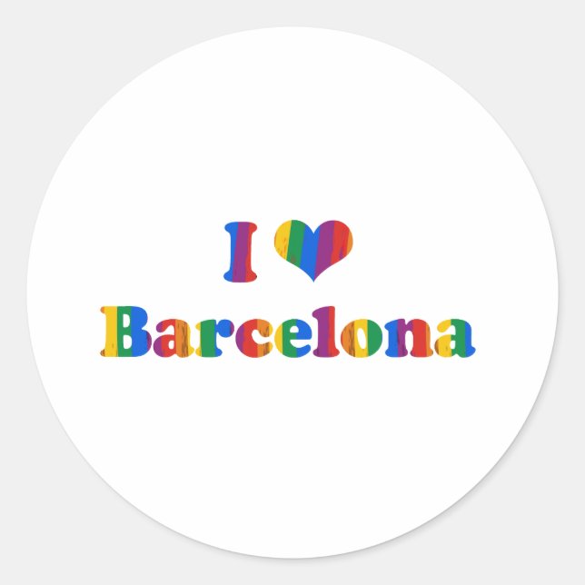 PEGATINA REDONDA ORGULLO GAY DE BARCELONA (Anverso)