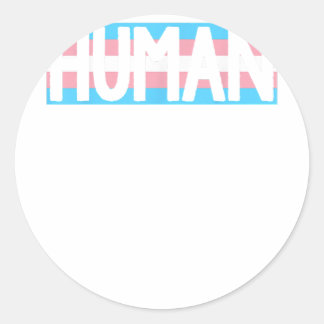 Pegatina Redonda Orgullo gay entre hombres humanos