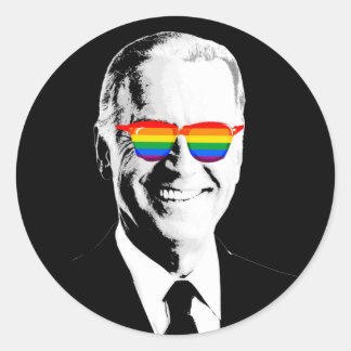 Pegatina Redonda Orgullo Joe Biden