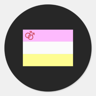 Pegatina Redonda Orgullo Twink