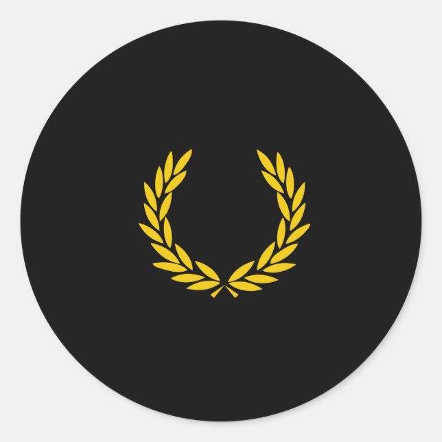 Pegatina Redonda Orgullo uniforme (Anverso)