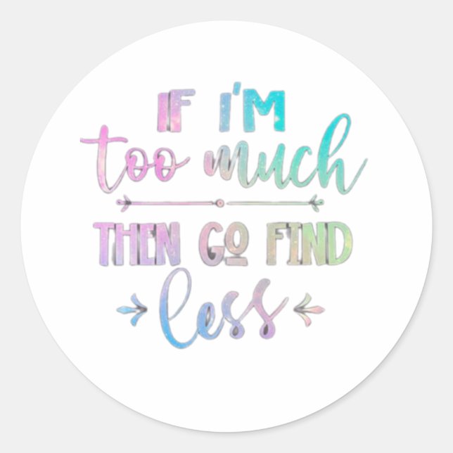 Pegatina Redonda Original (Anverso)