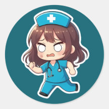 Original Chibi Enfermera - El Turno Agitado