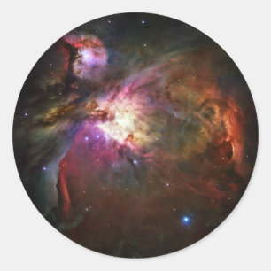 Pegatina Redonda Orion Nebula