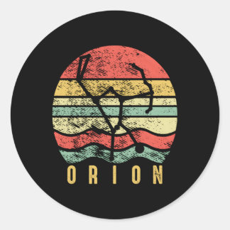 Pegatina Redonda Orion Star Constellation Orion Starsemilla