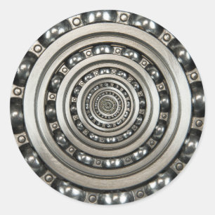 Pegatina Redonda Ornamento