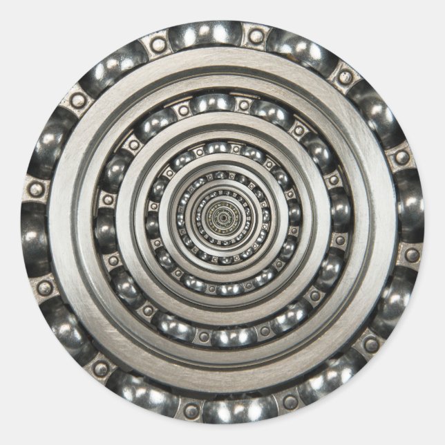 Pegatina Redonda Ornamento (Anverso)