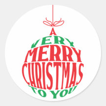 Ornamento de una Feliz Navidad para ti