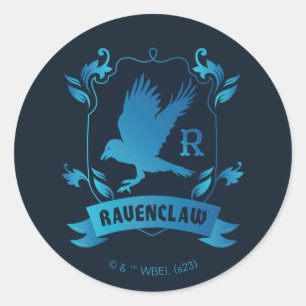 Pegatina Redonda Ornate RAVENCLAW™ House Escudo