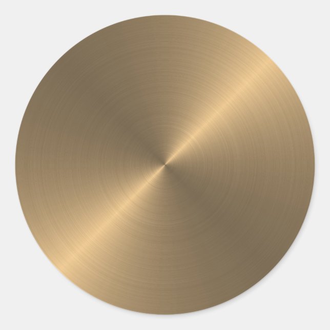 Pegatina Redonda Oro (Anverso)