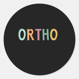 Pegatina Redonda Ortho Squad