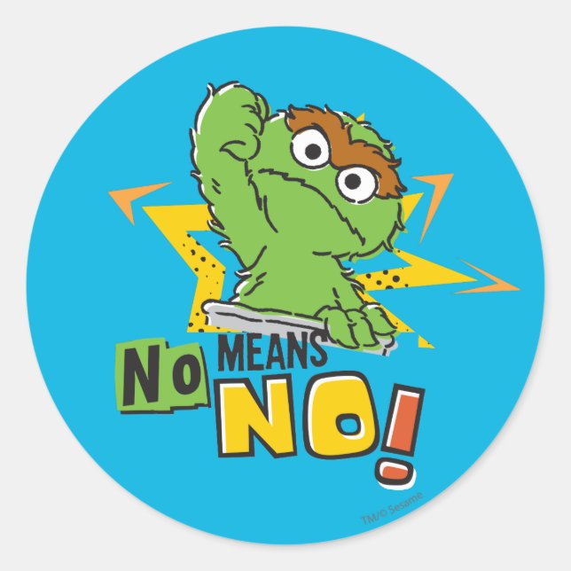 Pegatina Redonda Oscar el cómic grupal (Anverso)