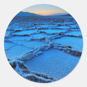 Pegatina Redonda oscuridad, Death Valley, California