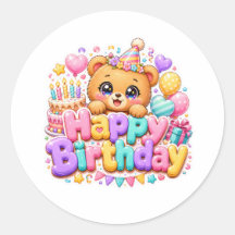 Osito de felicitaciones Kawaii pastel rosa adorabl