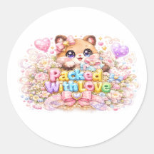 Osito Kawaii Lleno de Amor Pin Pastel