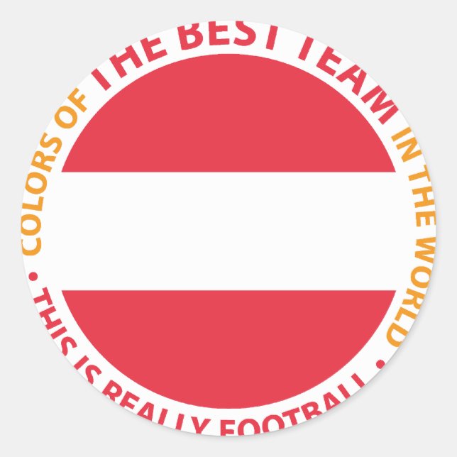 Pegatina Redonda Österreich Austria Art Shield (Anverso)