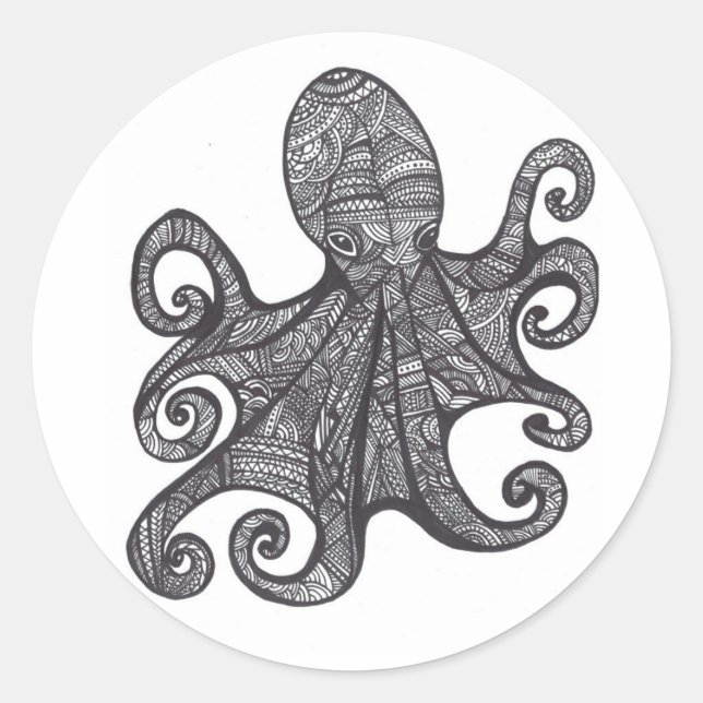 Pegatina Redonda Otozen (Anverso)