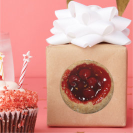 Pegatina Redonda Otra cereza Kolache