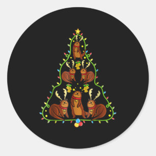 Pegatina Redonda Otros Navidades gratis de Navidad gratis para los