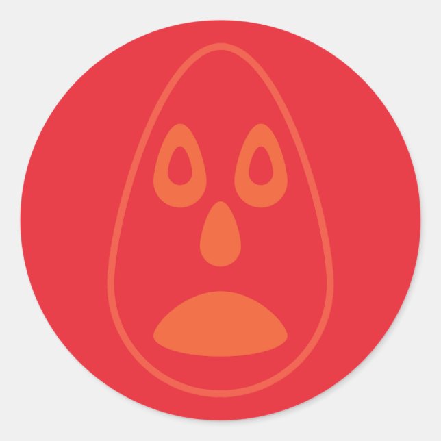 Pegatina Redonda Ovally Sticker (Anverso)