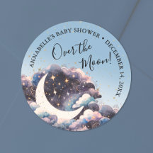 Over The Moon Baby Shower
