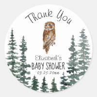Owl Baby Shower Gracias