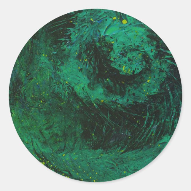 Pegatina Redonda Oz (Anverso)