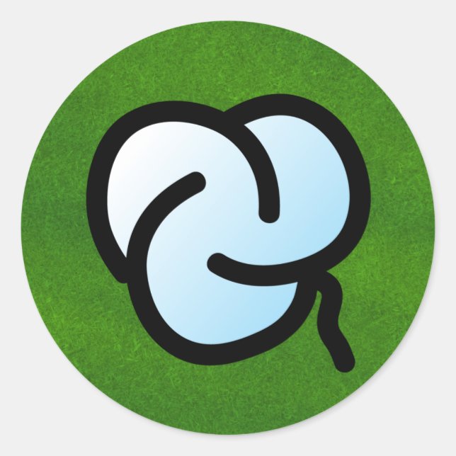 Pegatina Redonda P. Trillia round (Anverso)