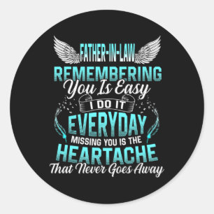 Pegatina Redonda Padre En Derecho Recuerda Que Es Fácil Lo Hago