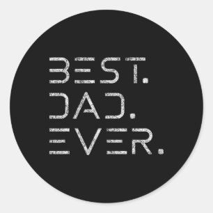 Pegatina Redonda Padres de programadores modernos de 'Dad Ever Shir