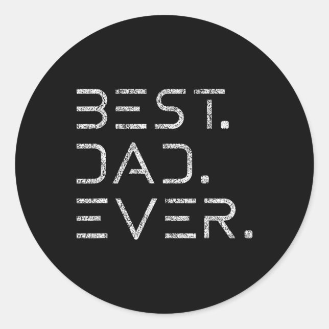 Pegatina Redonda Padres de programadores modernos de 'Dad Ever Shir (Anverso)