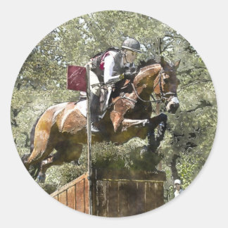 Pegatina Redonda País transversal